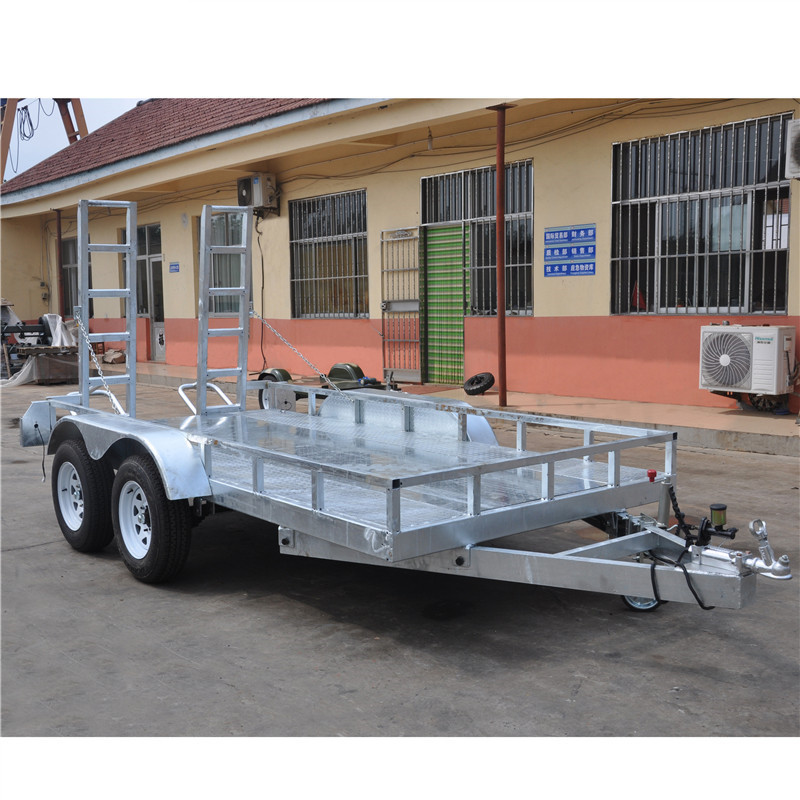 小型工程挖掘机拖车