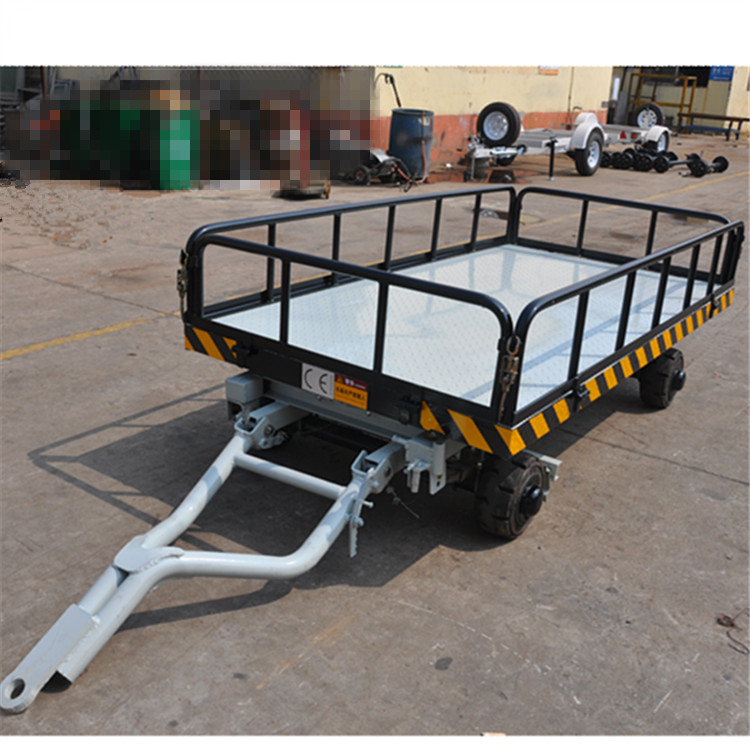 1吨护栏平板拖车