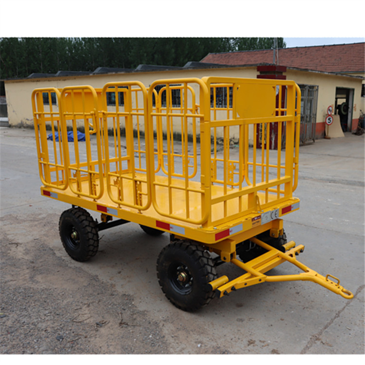 2吨行李护栏平板拖车
