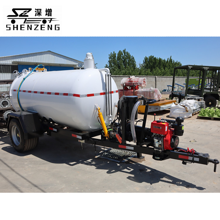 5000L自卸污水罐拖车