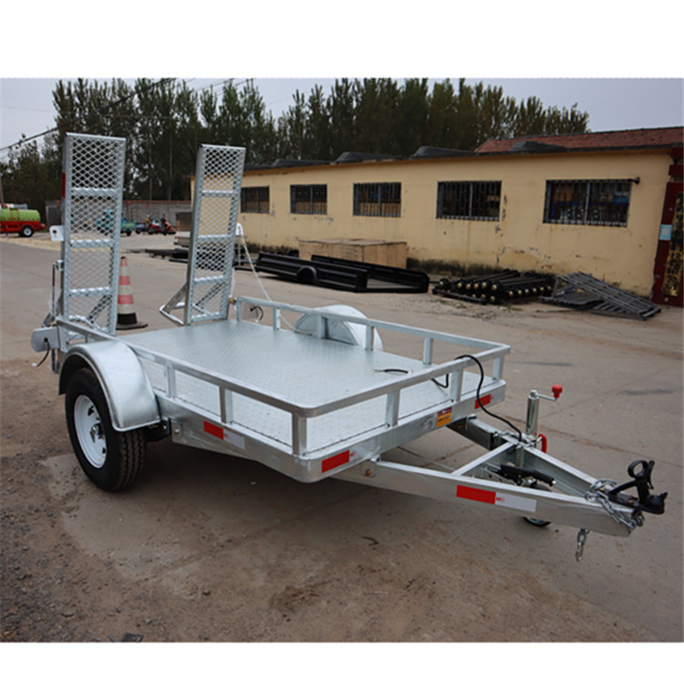 1.5吨镀锌挖掘机拖车