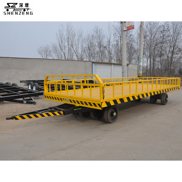 10吨护栏式平板拖车