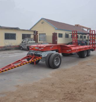 shenzeng15吨挖掘机、非开挖钻机平板拖车