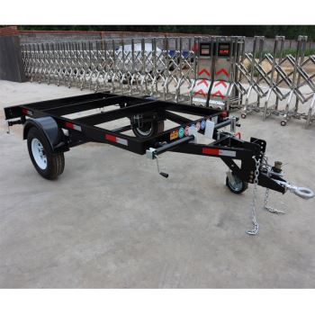 2吨设备底盘骨架拖车
