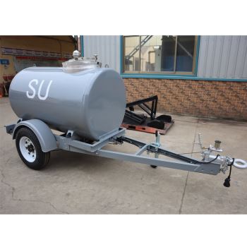 1吨双层罐车内胆304不锈钢拖车