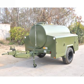 2吨304不锈钢水罐拖车