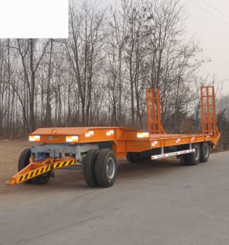 24吨挖掘机平板拖车