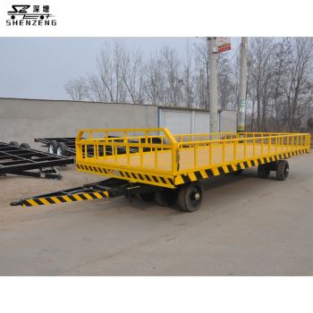 10吨护栏式平板拖车