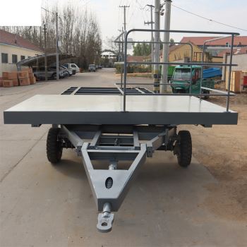 10吨高低板骨架拖车
