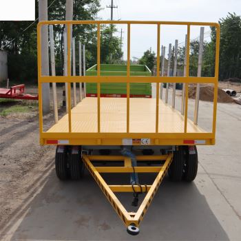 带护栏平板拖车