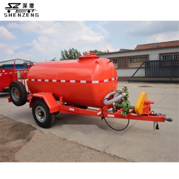 3-5吨水罐拖车、园林农药喷洒水罐车、道路除尘水罐拖车