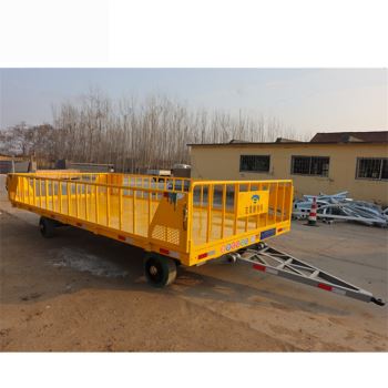 6吨带护栏平板拖车