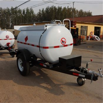 2吨单轴农用油罐拖车