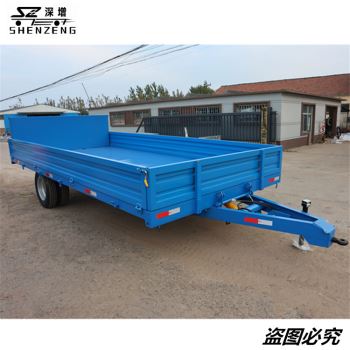 5吨收割机平板拖车