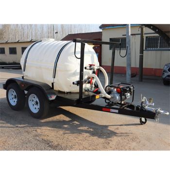 2000L塑料水塔罐拖车