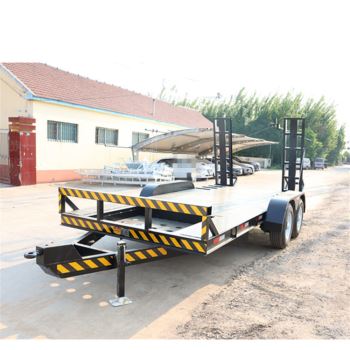 6吨汽车牵引挖掘机平板车