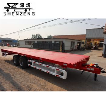 20吨轴距可调平板拖车
