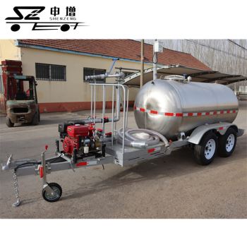 3吨消防水罐拖车