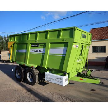 15吨青储拖车、粮食转运车